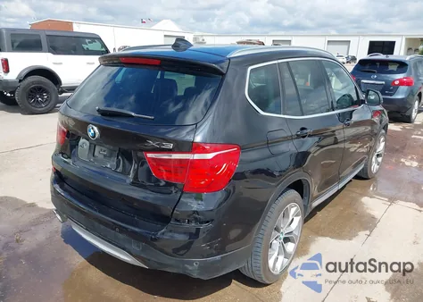 2017 BMW X3 Sdrive28I from USA, damaged, VIN 5UXWZ7C38H0V87525